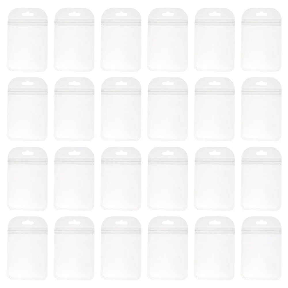 50Pcs Pills Pouch Bags Transparent Jewelry Bags Self Sealing Bags Travel Pills Pouch Bags