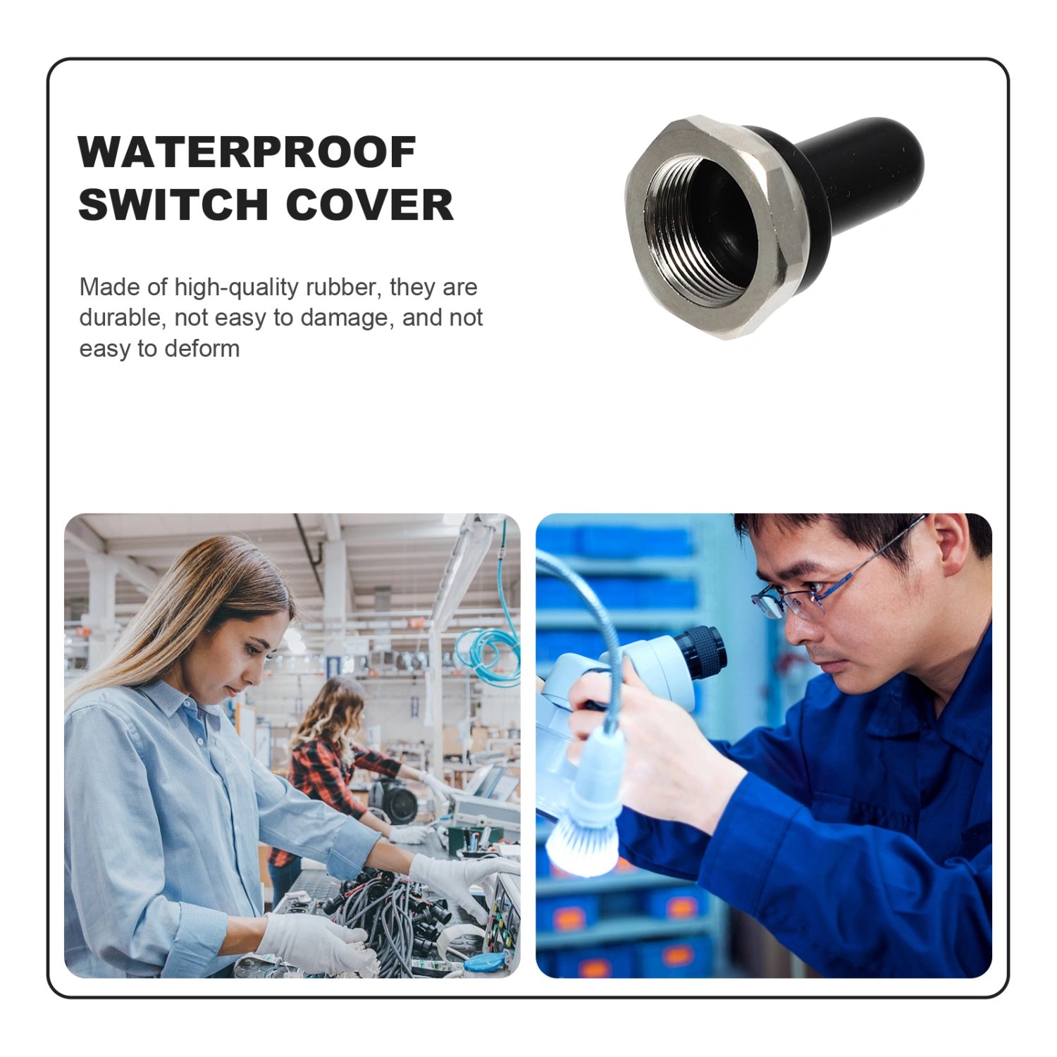 5Pcs Toggle Switch Covers Dustproof Covers Waterproof Safety Switch Covers