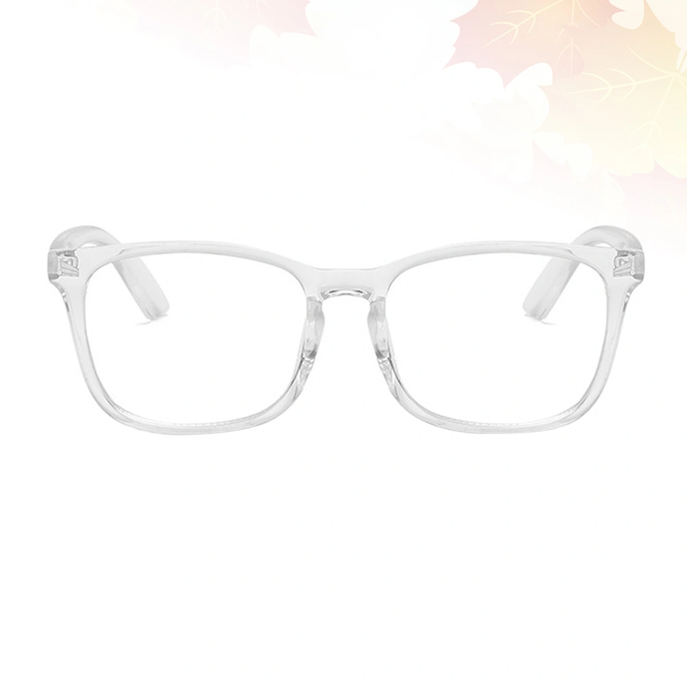 Fashion Eyeglasses Frame Anti-Blue Light Glasses Frame Vintage Eyeglasses Frame (Transparent)