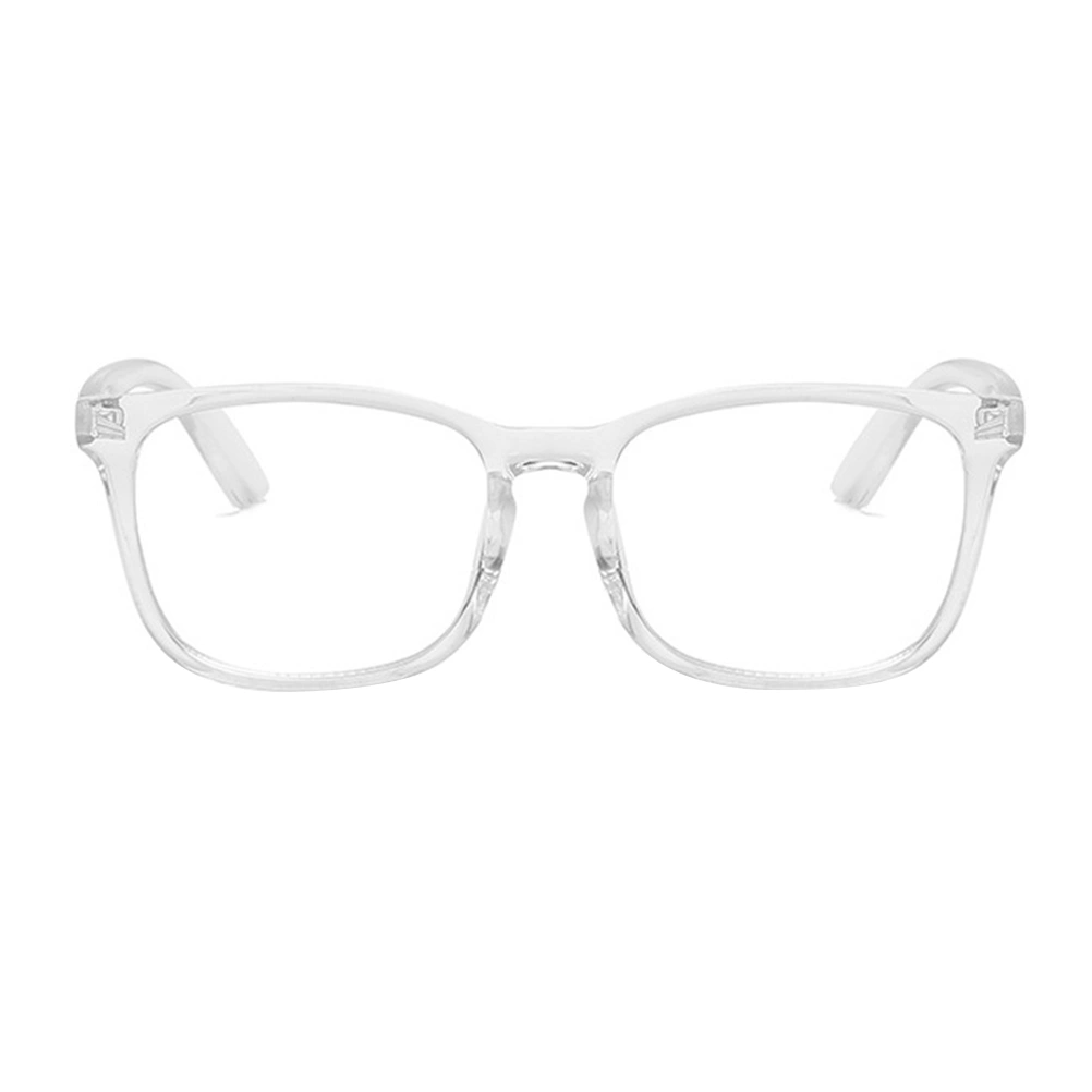 Fashion Eyeglasses Frame Anti-Blue Light Glasses Frame Vintage Eyeglasses Frame (Transparent)