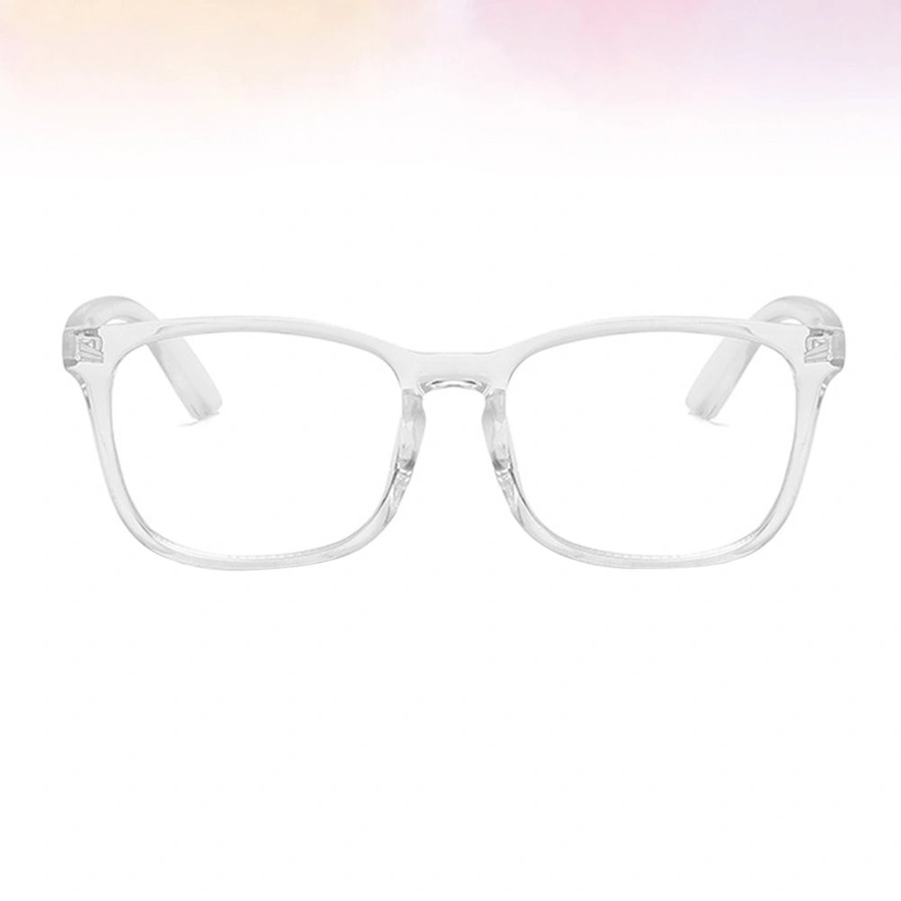 Fashion Eyeglasses Frame Anti-Blue Light Glasses Frame Vintage Eyeglasses Frame (Transparent)