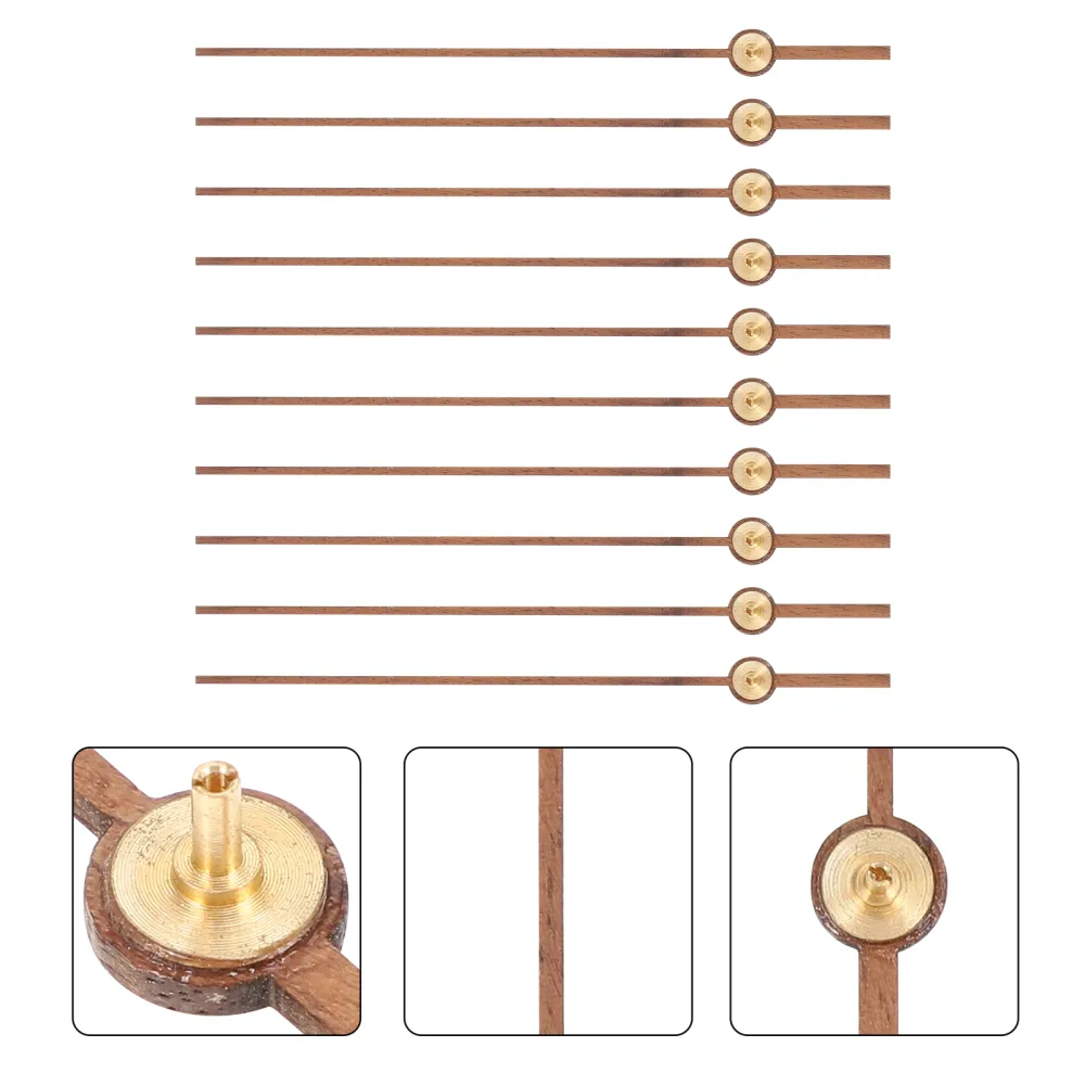 10Pcs Clock Second Hands Wooden Second Hands Replacement Clock Movement