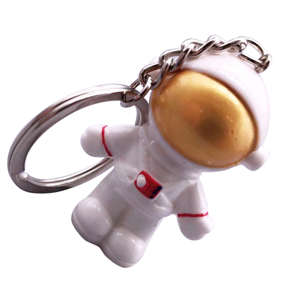 1PC Cartoon Astronaut Keychain Creative Doll Key Chain Lovely Bag Decorative Pendants Funny Car Toy Pendants Creative Keychain Gift for Women Men Use Random Color