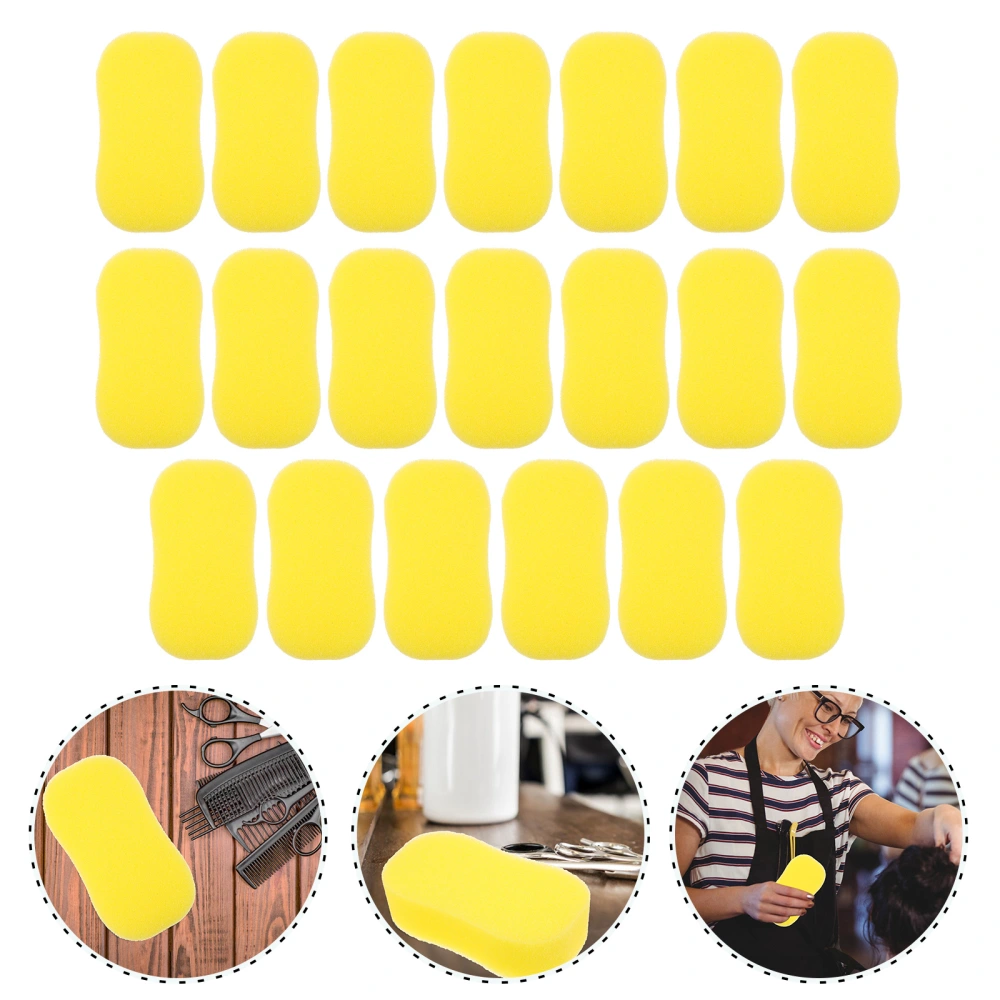 20PCS Hair Salon Sponge Hair Removal Brushes Barber Sponge Brushes Hairdressing Supplies