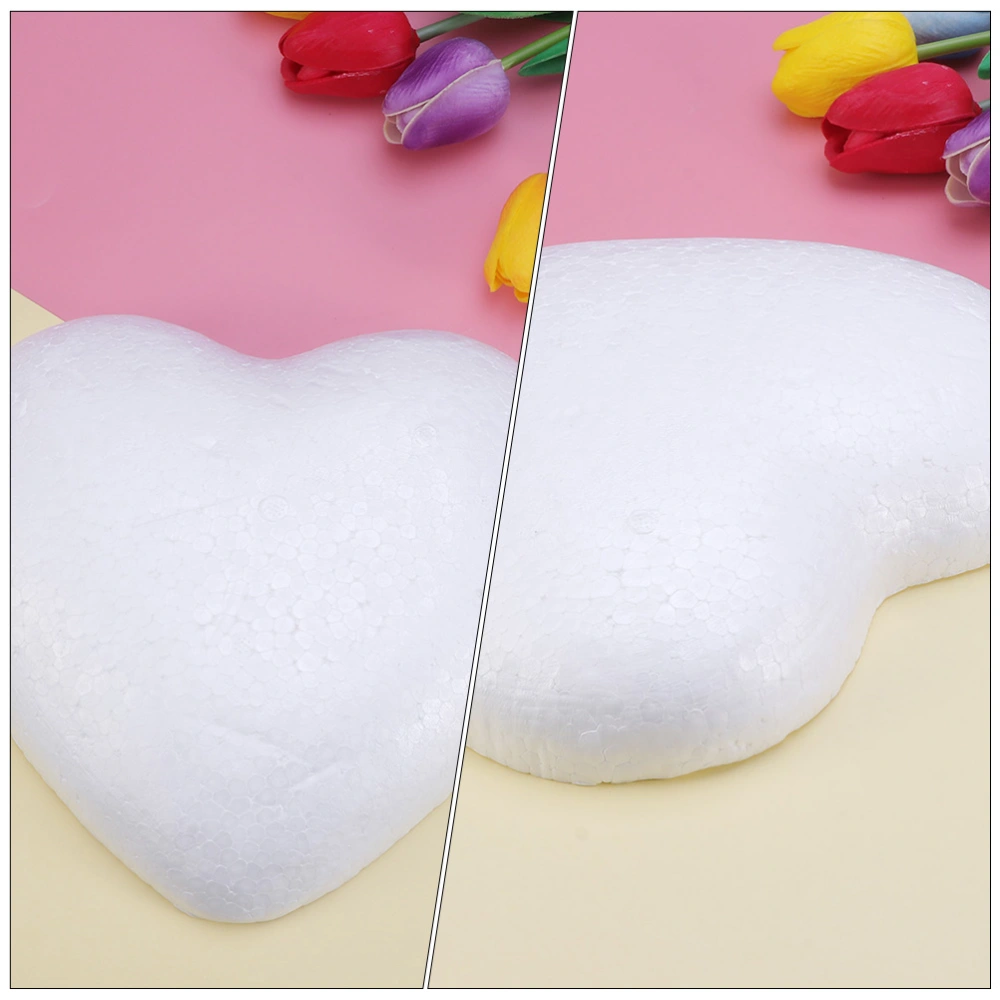 1pc Professional White Modeling Heart-Shaped DIY Craft DIY Painted Modeling