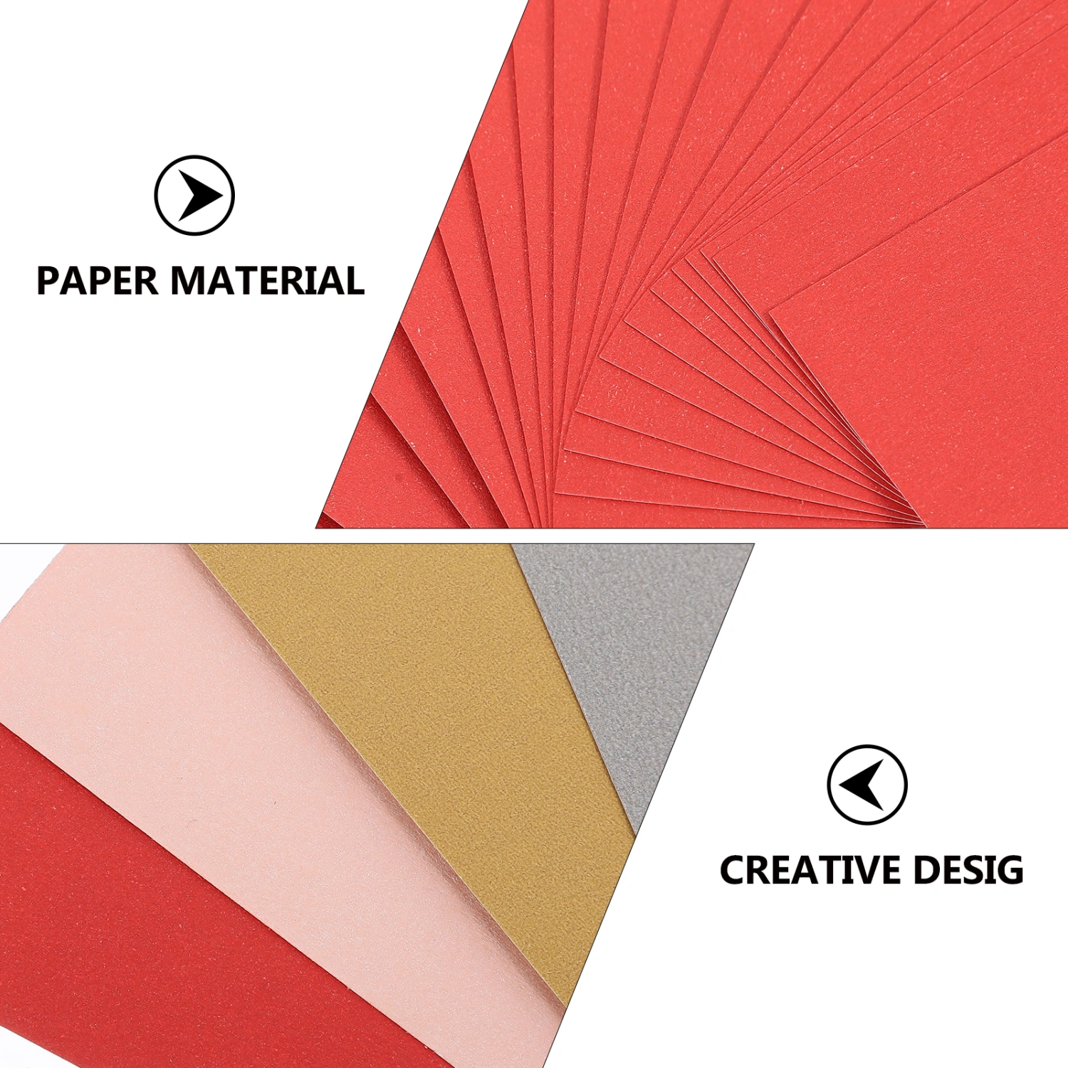4 Bags Retro Paper Bookmark DIY Reading Bookmark Book Decorative Bookmark