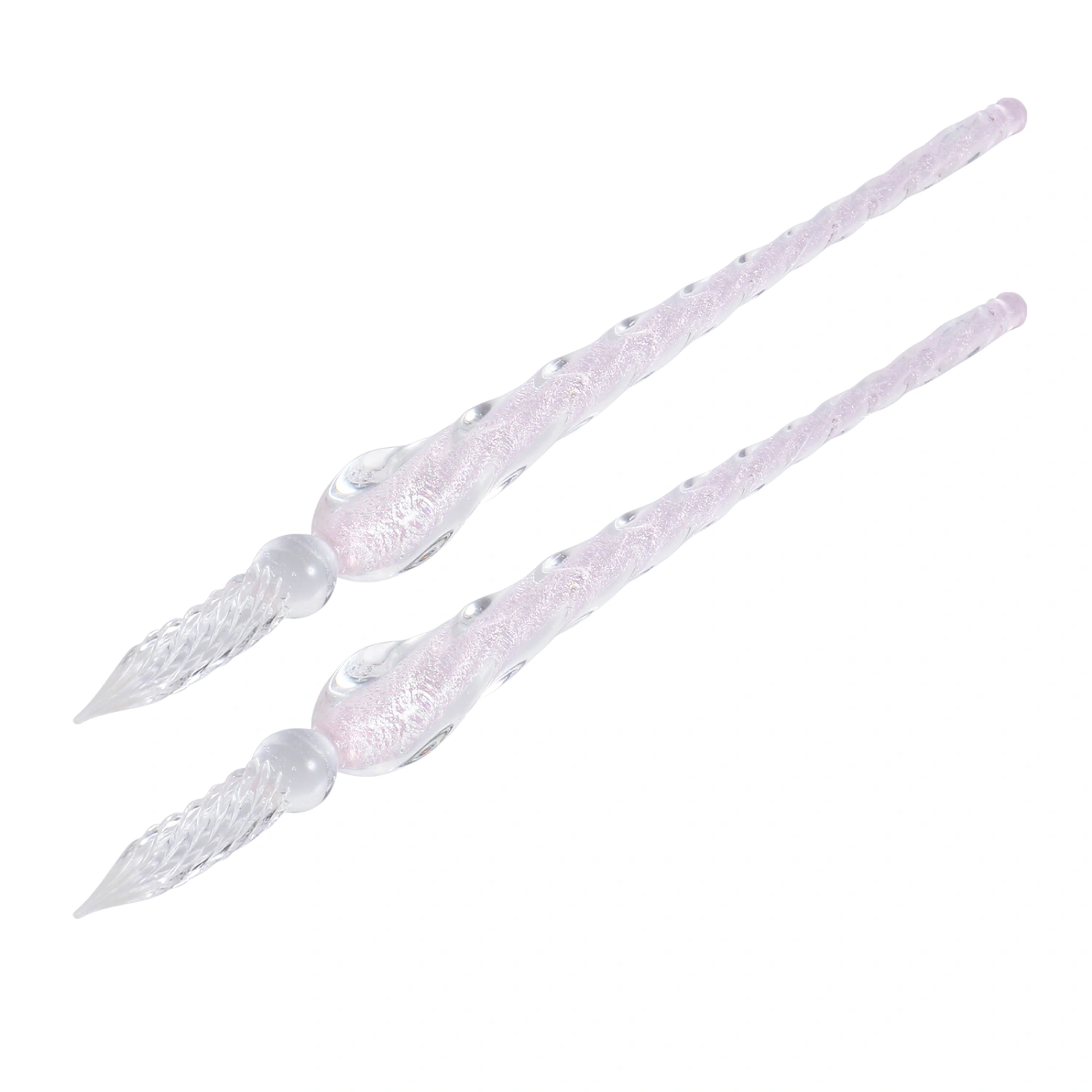 2pcs Glass Dipping Pen Writing Signature Pens Drawing Pen Art Supplies