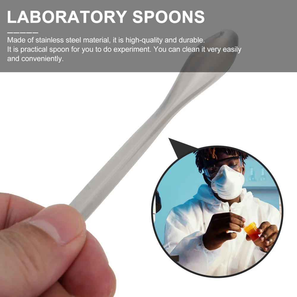 30pcs Experiment Medicine Spoon Laboratory Medicine Spatula Sampling Scoop