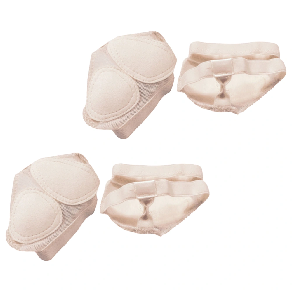 4Pcs Forefoot Cushions Half-size Foot Pads Non-slip Foot Pads for Ballet Shoes