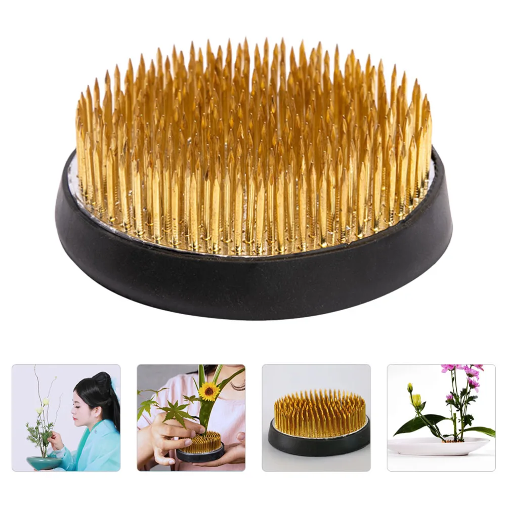 Flower Arrangement Fixing Base Flower Planting Fixation Base Copper Needle Stand