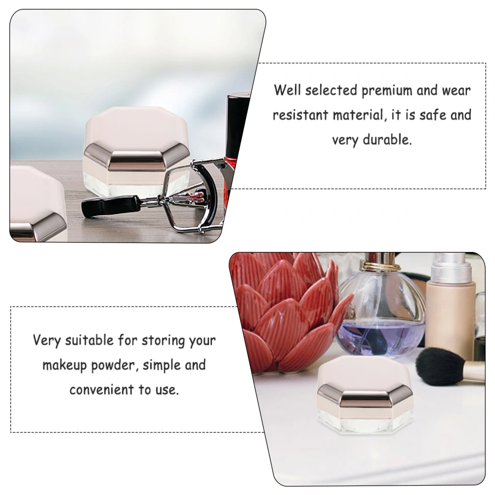 5Pcs Cosmetic Loose Powder Box Travel Makeup Loose Powder Container Empty Makeup Box