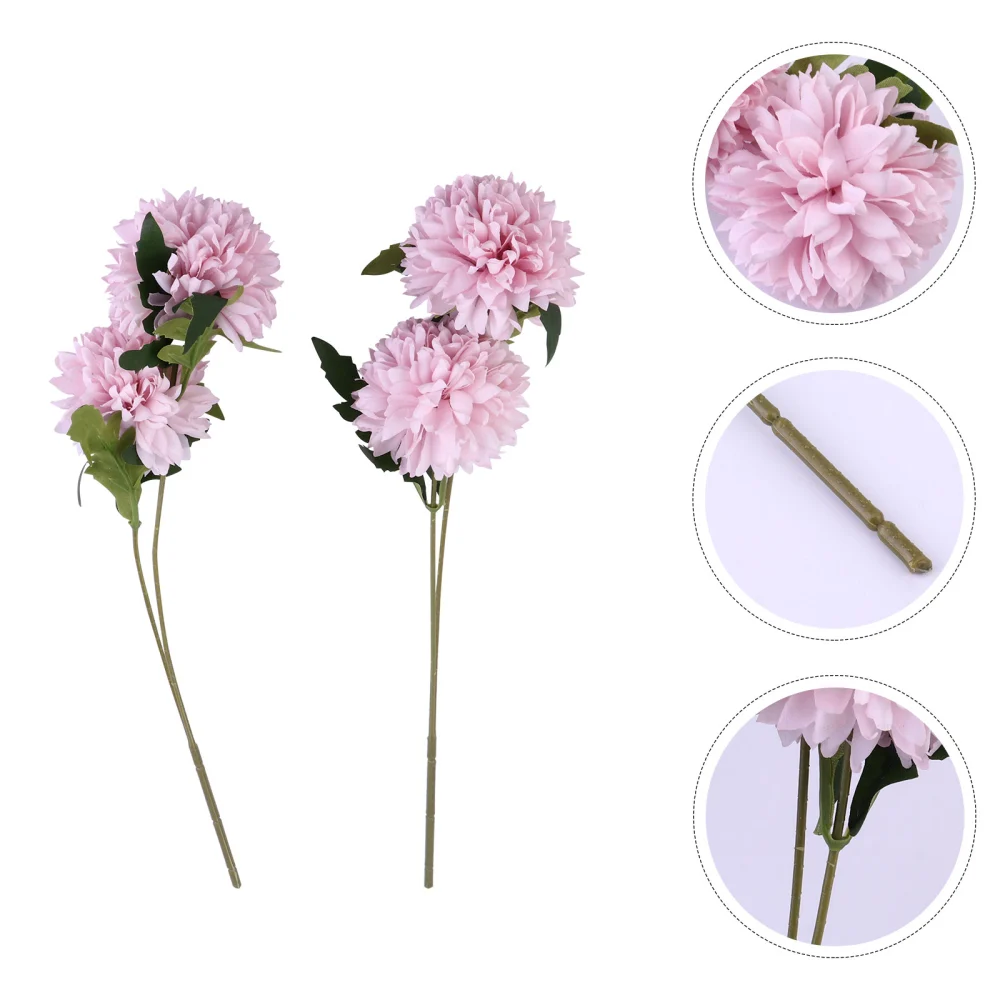 2pcs Artificial Flowers Simulation Hydrangea Flowers for Wedding Decoration