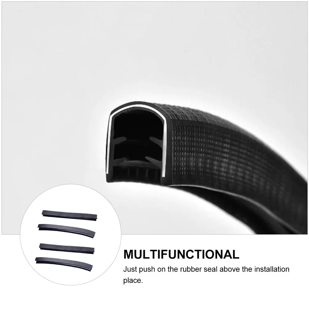 2 Pairs of Anti-collision Skateboard Bumper Strip Skate Board Protection Strip