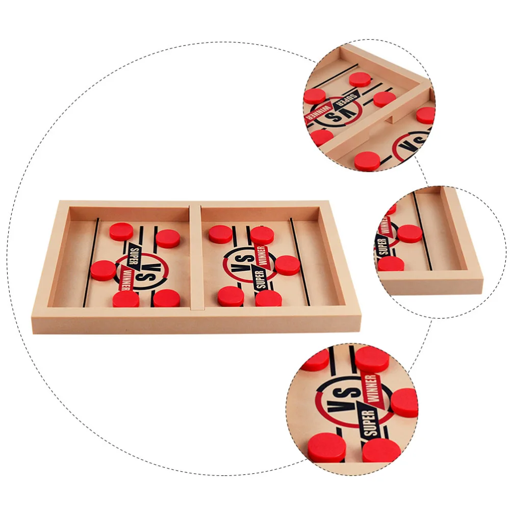 1 Set Funny Chess Toy Board Game Educational Interactive Chess Plaything (Red)