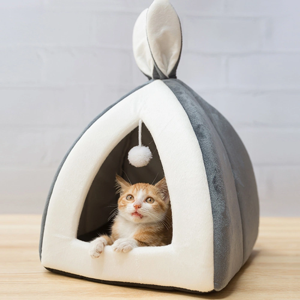 Universal Cat Nest Sleeping Nest for Cat Small Pet Rest Place for Home (Grey)