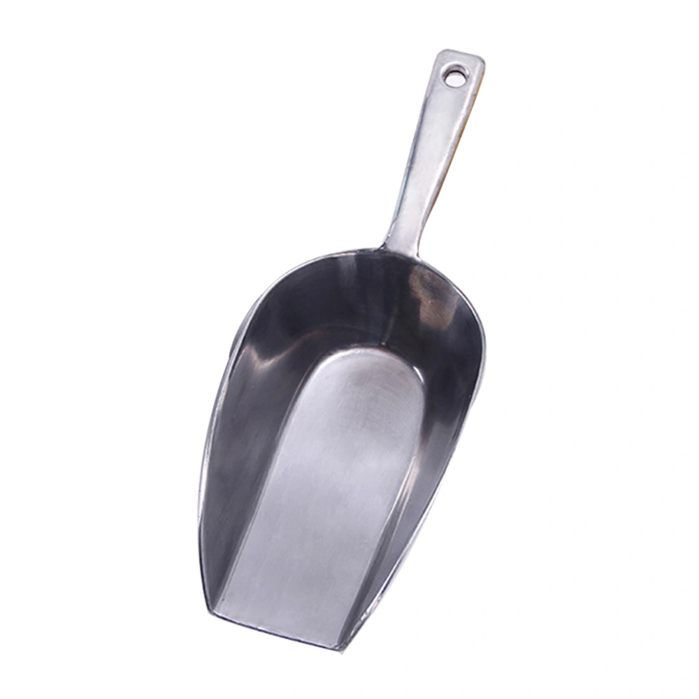 Aluminum Alloy Flour Shovel Food Scoops Practical Ice Protein Powders Shovel Kitchen Scoop for Home Restaurant Milk Tea Shop (S Size)