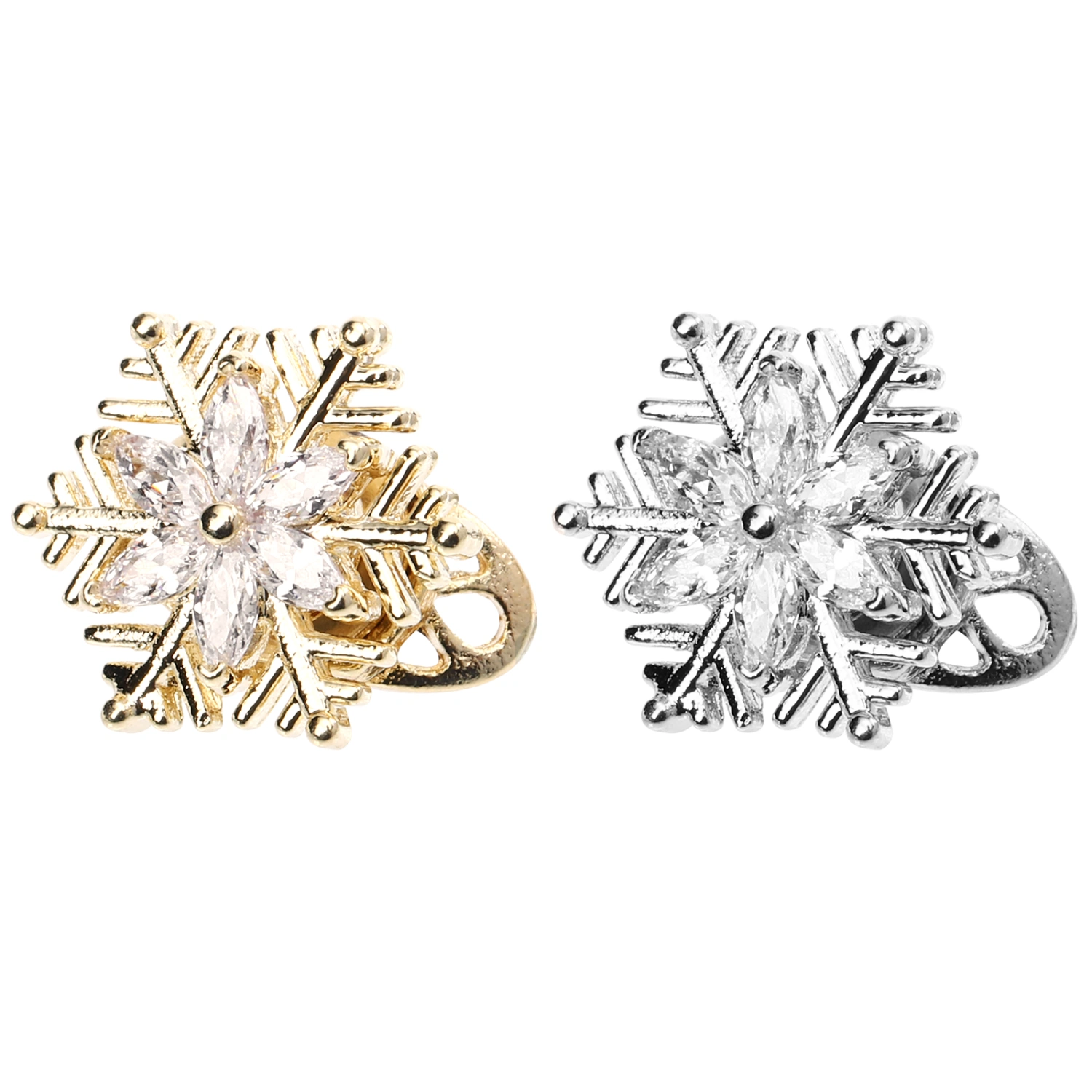 2pcs Nail Charm Decors Zircon Nail Jewelry Pearl Nail Art Charms Nail Decors