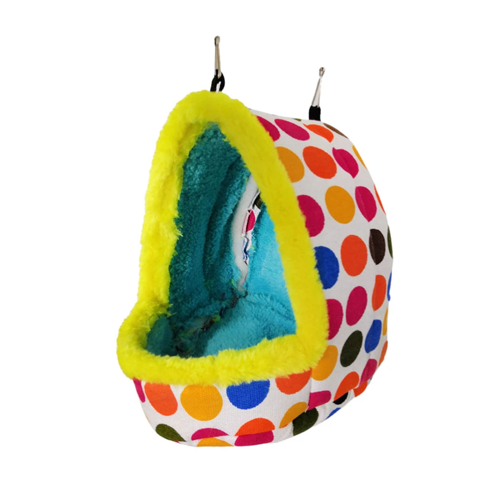 Thicken Plush Nest Creative Winter Warm Nest Parrot Hammock Bird Sleeping Bed (Size L)