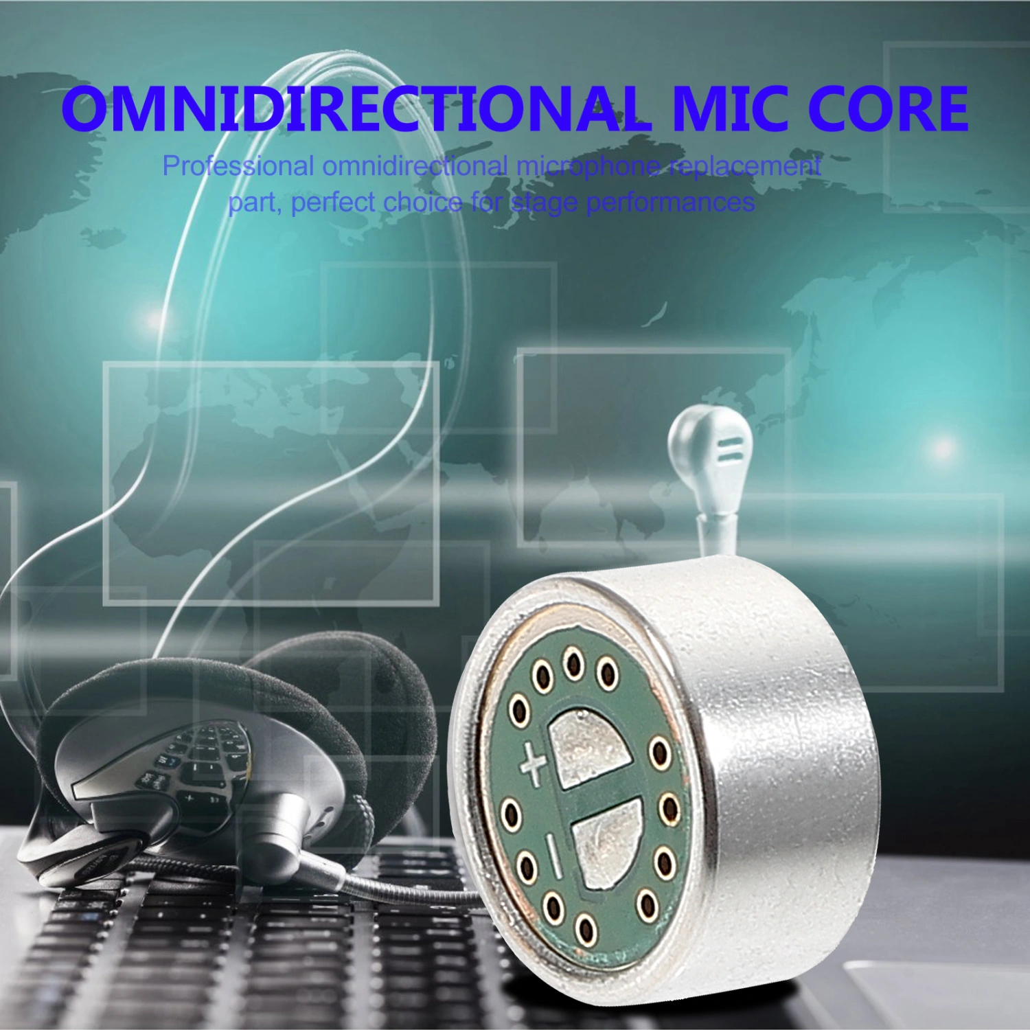 Anti-interference Handheld Microphone Core Noise Reduction Mic Condenser Core
