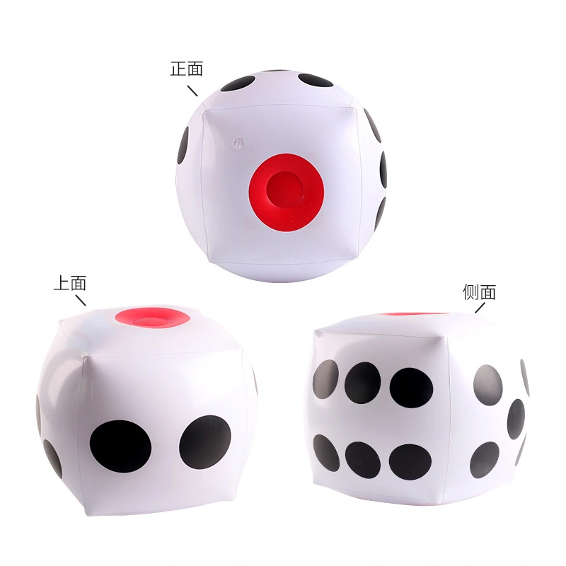 2pcs Party Inflatable Dice Prop Bar Game Inflatable Dice Game Decider Inflatable Dice Party Favor