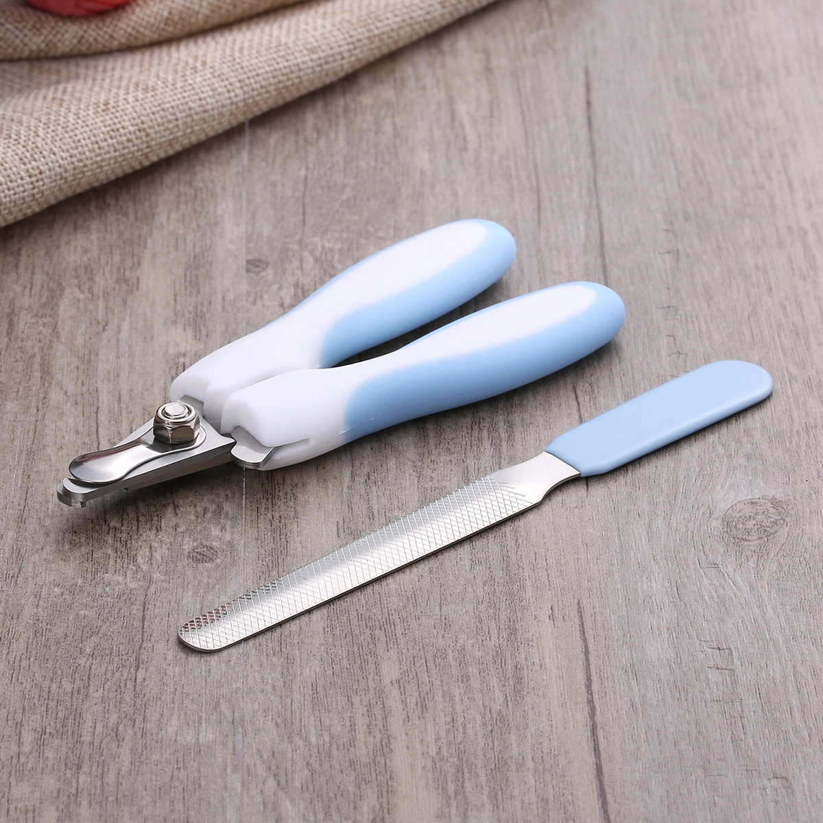 Professional Pet Nail Clippers for Dog Cat Razor Blades for Small Pet (Blue)