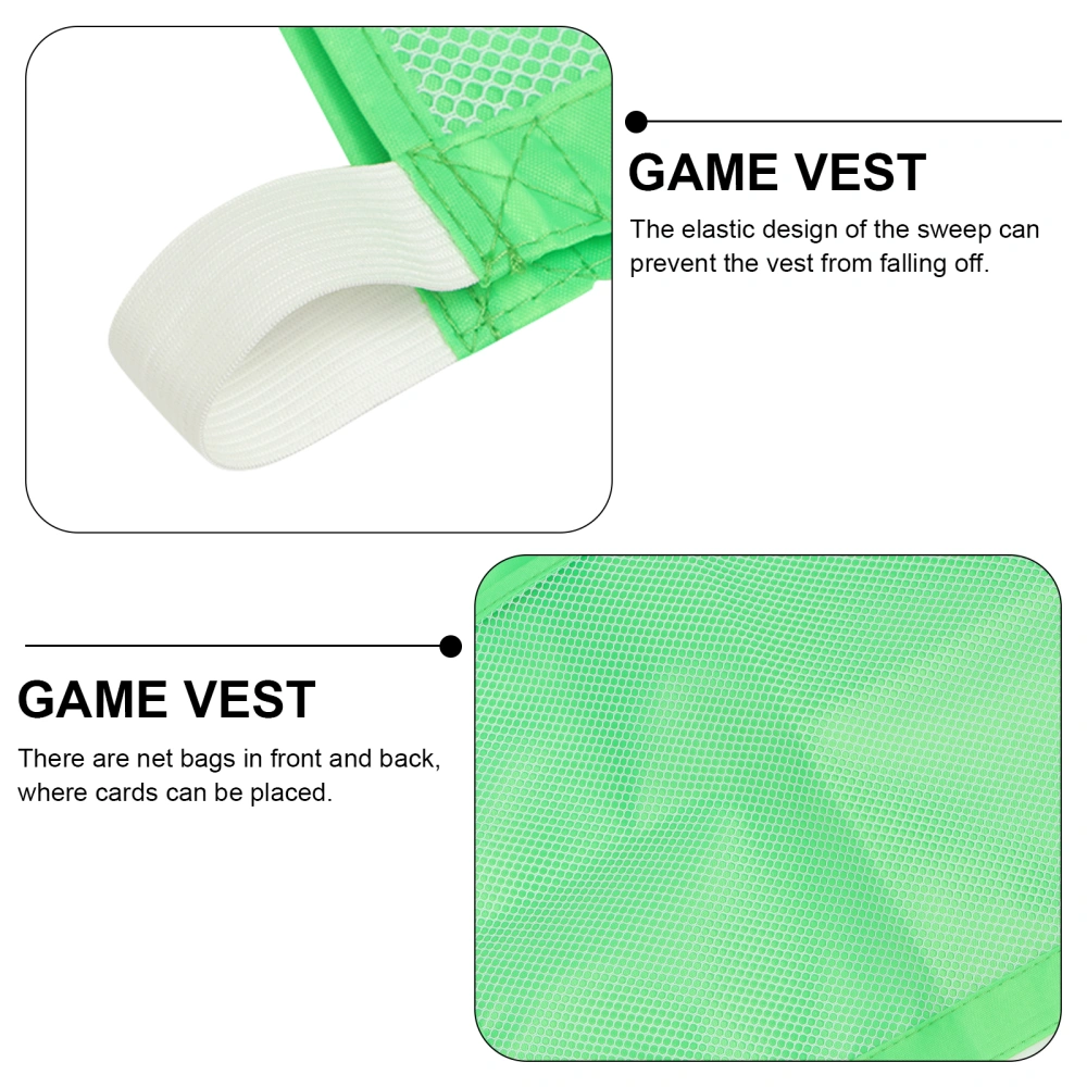 1Pc Game Vest Outdoor Vest Kids Physical Exercise Vest Game Prop