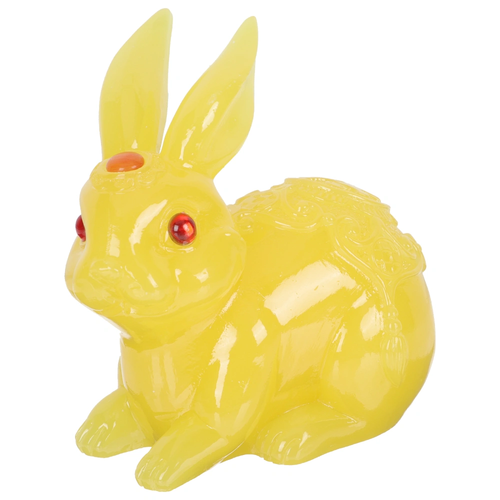 Bunny Figurine Easter Rabbit Ornament Bunny Figurine Adornment Party Gift