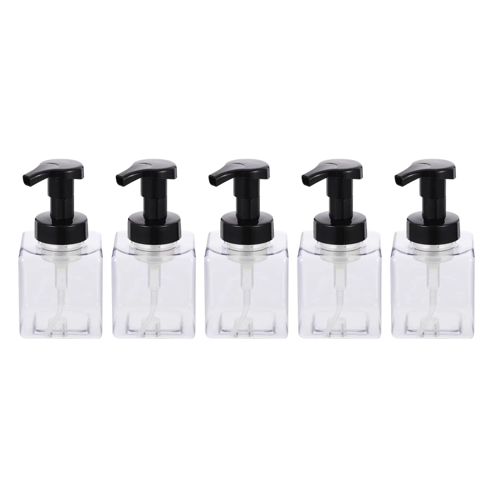 5pcs Shampoo Dispenser with Pump Hand Soap Dispenser Soap Pump Bottle Bathroom Supply