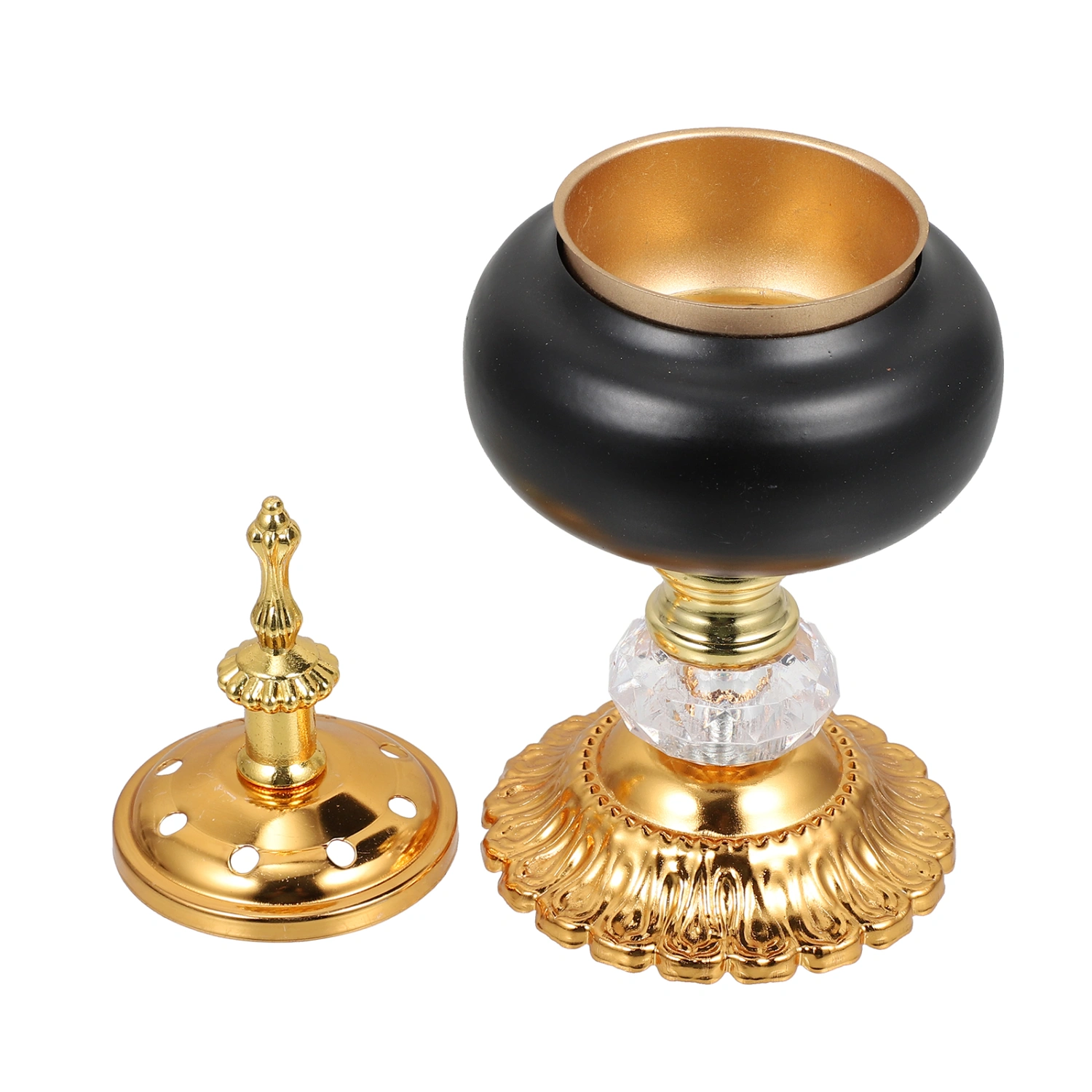1Pc Iron Craft Aroma Stove Candleholder Decorative Essential Oil Diffuser