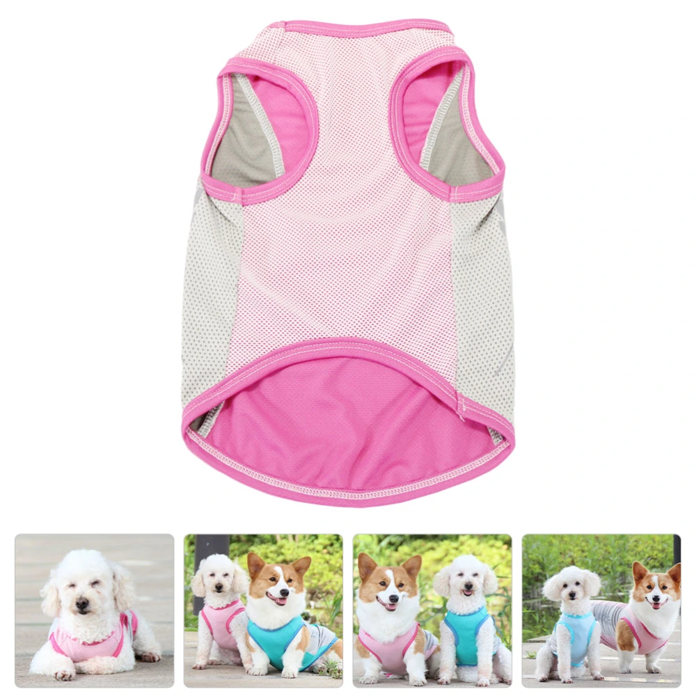 Summer Dog Vest Decorative Dog Clothes Comfortable Puppy Vest Stylish Dog Cooling Vest