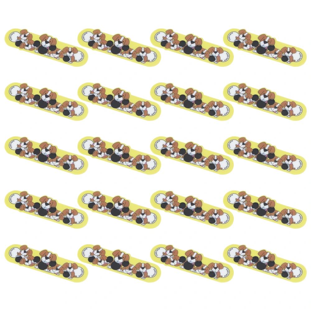 20pcs Stick-On Fever Indicator Liquid Crystal Thermometer Patch Strip Sticker