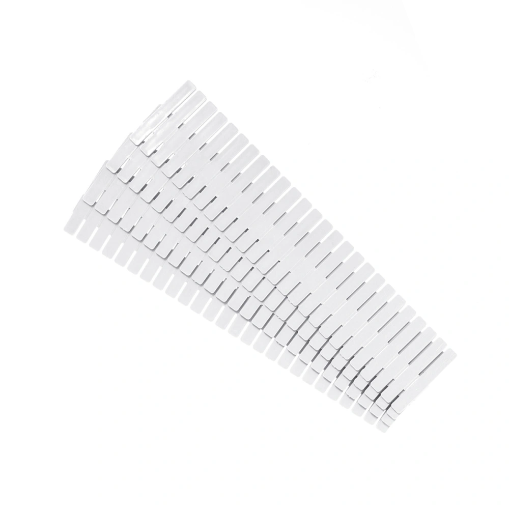 12PCS DIY Drawer Organizer Dividers for Dresser Storage Household Storage - 32.4x7cm (White)