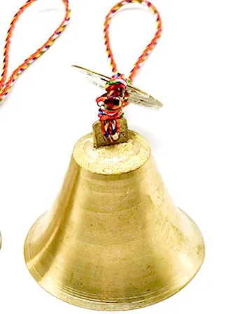 Car Bell Pendant Brass Bell Hanging Charm Bell Pendant Key Chain DIY Bell Pendant