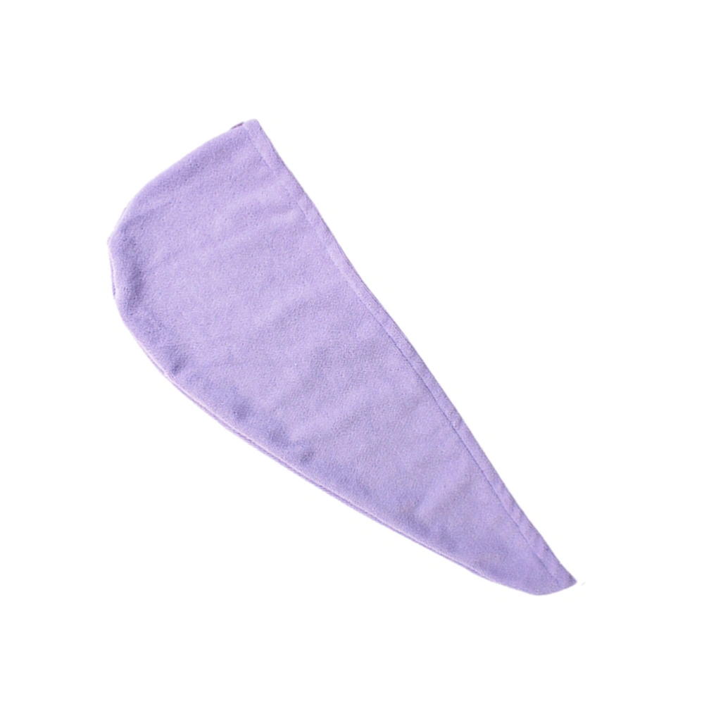 2pcs Wet Hair Dry Caps Drying Towels Shower Caps Absorbent Non-Slip Quickly Dry Hair Caps Spa Caps Drying Wrap Microfiber Drying Caps (Purple 60*25 Microfiber 70g Each Piece)