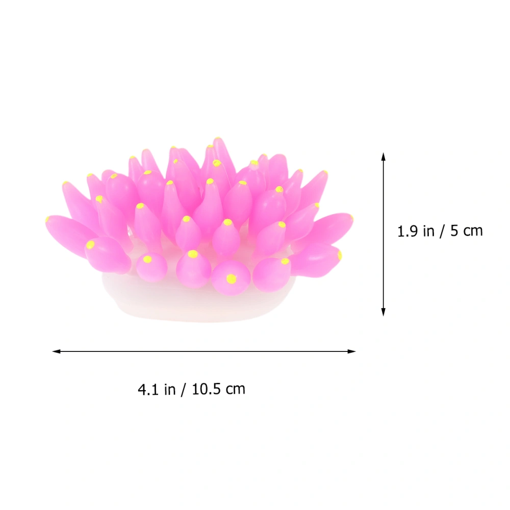 Underwater Artificial Bubble Coral Beautiful Aquarium Coral Ornament Fish Tank Landscape (Pink)