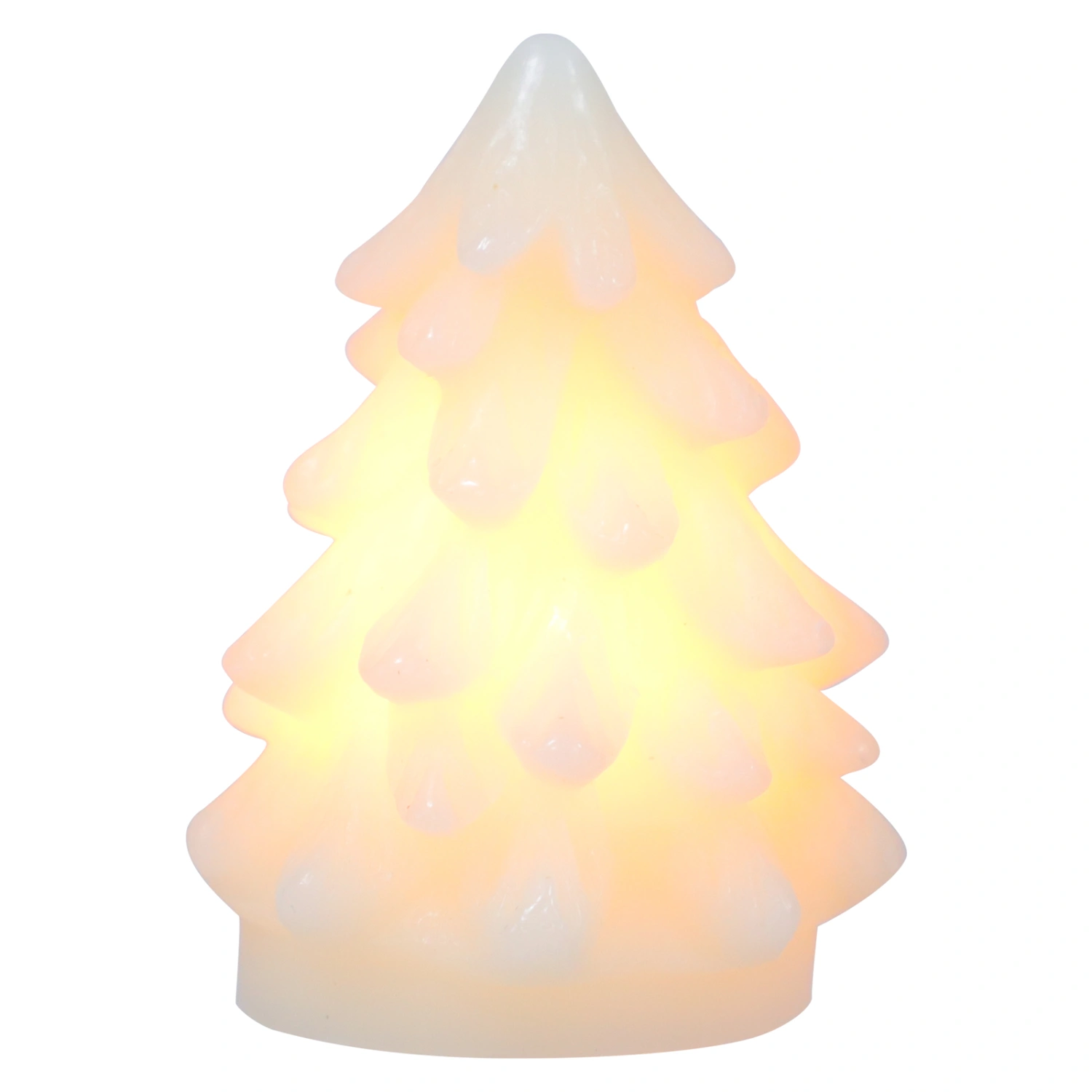 1Pc Christmas Electronic Candle Light Xmas Tree Shape Candle Light Ornament