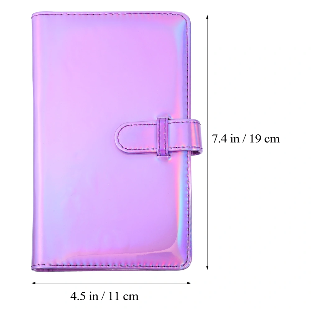 Pu Leather Photo Album Shiny 96 Pockets 3 Inch Photo Book Photo Organizer