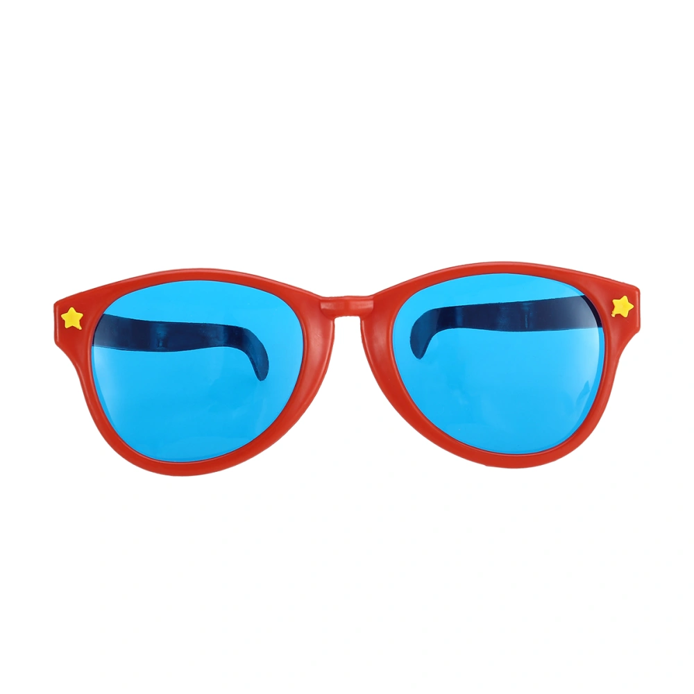 Fun Oversized Glasses Fashion Glasses for Party Club Performance (Red)