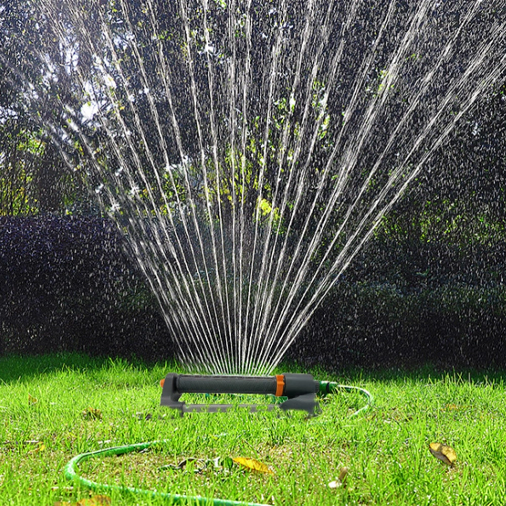 Gardening Watering Device Automatic Rotatable Sprinkler Irrigation Sprayer Dust Sprinkler Garden Supplies for Garden Home (Random Color)