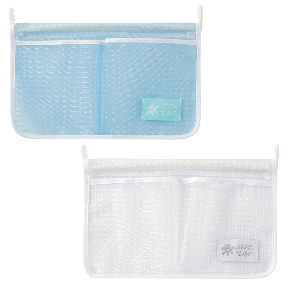 2pcs Multipurpose Refrigerator Hanging Pouch Hanging Mesh Bag Storage Bag