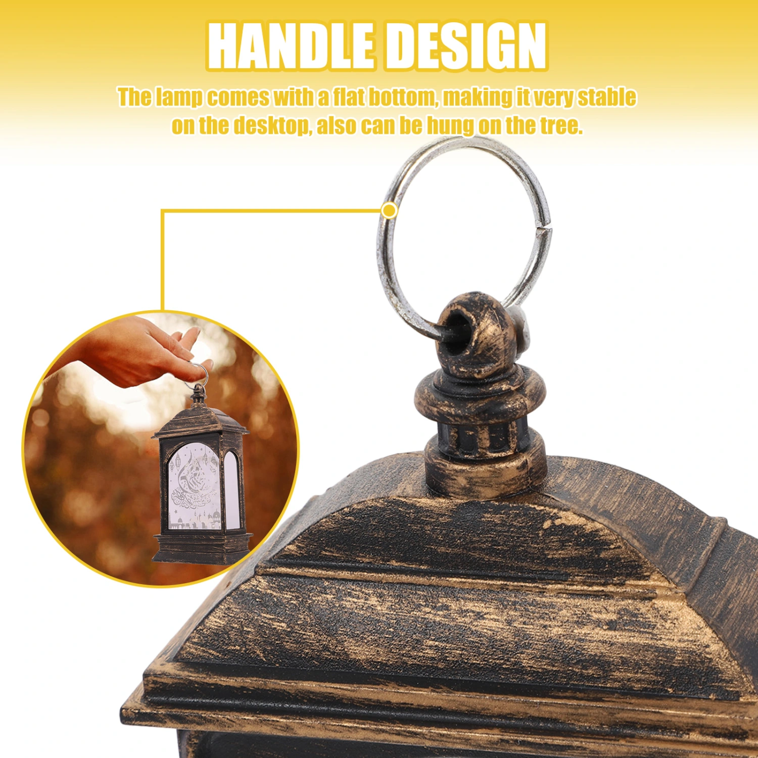 Eid Mubarak Wine Lamp Holiday Decor Muslim Ramadan Decoration Lighting
