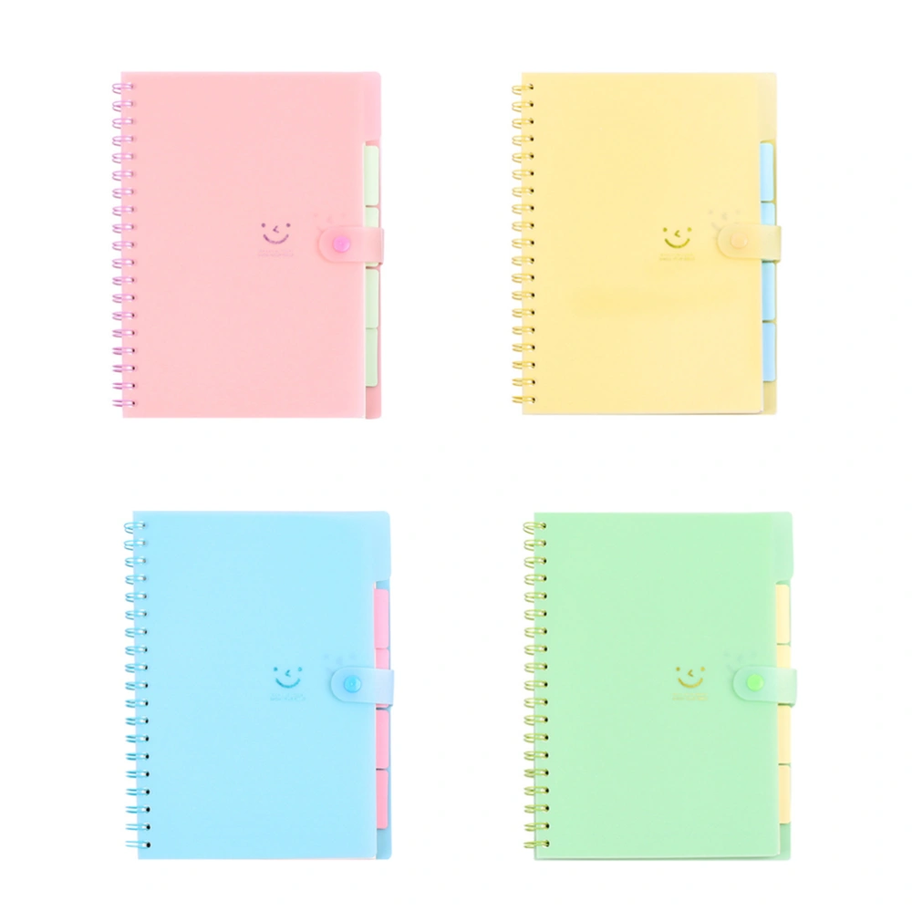 4 Pcs Spiral Sketchbook Journal Planner Diary Notebook for Students Office Writing Drawing Painting 13 x 9.1CM