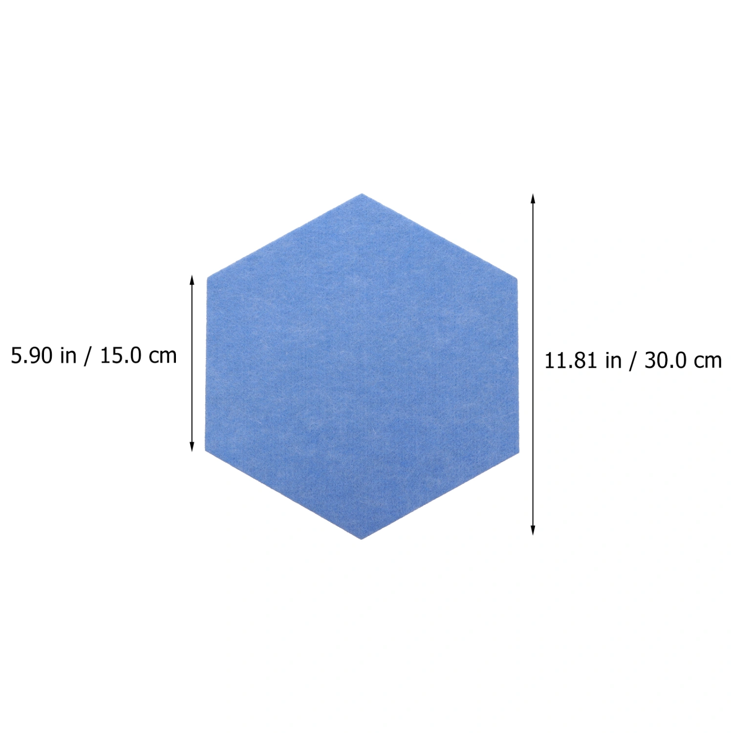 2pcs Hexagon Felt Message Board Photo Display Board Felt Wall Display Board