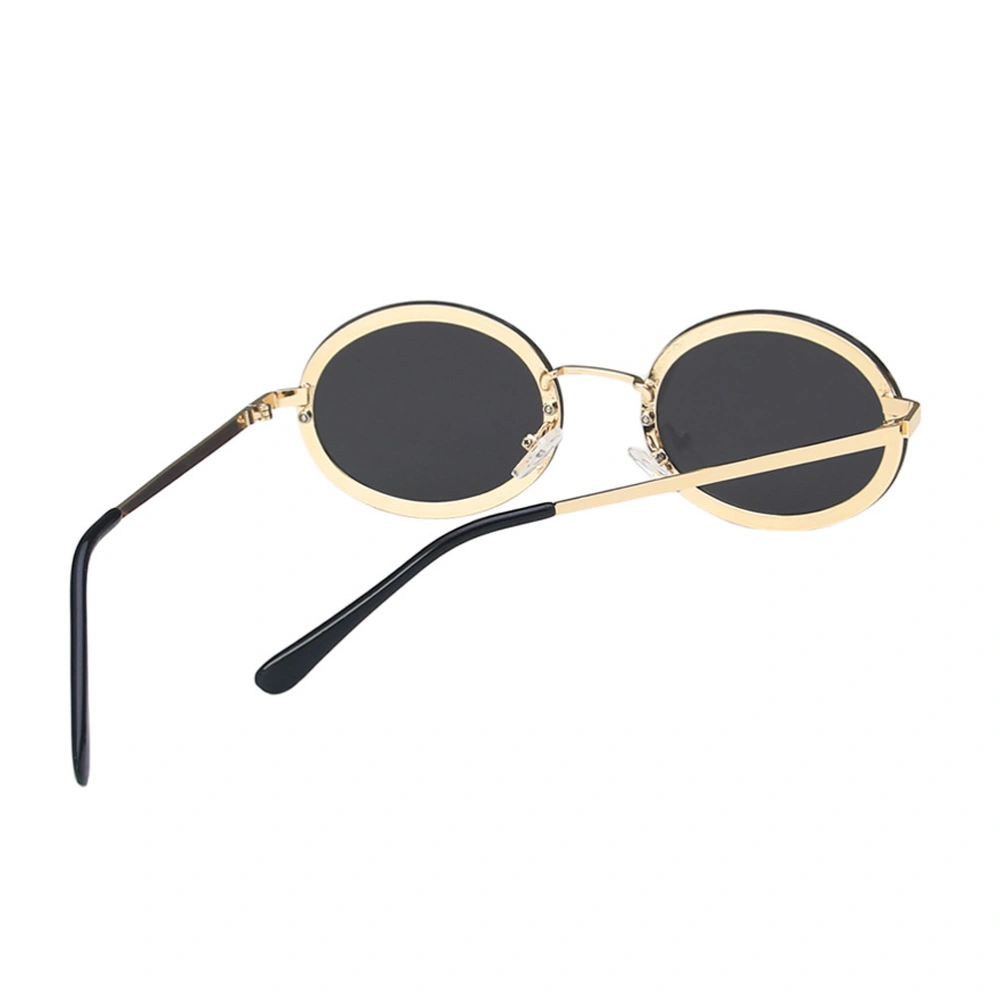 Women Sunglasses Oval Frame Sunglasses Fashion Retro Sunglasses for Outdoor