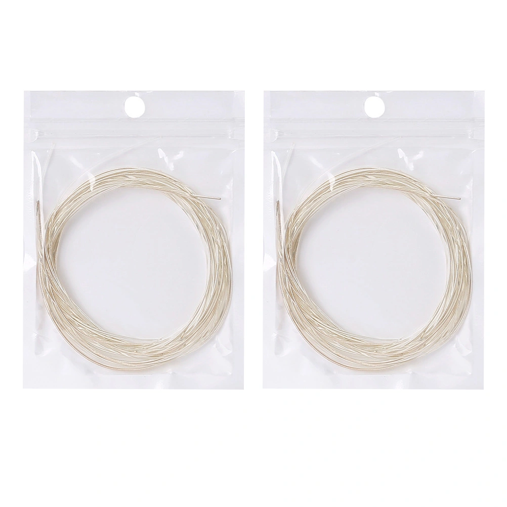 2 Bags Professional Acoustic Guitar Strings Durable Guitar Strings Guitar Cable