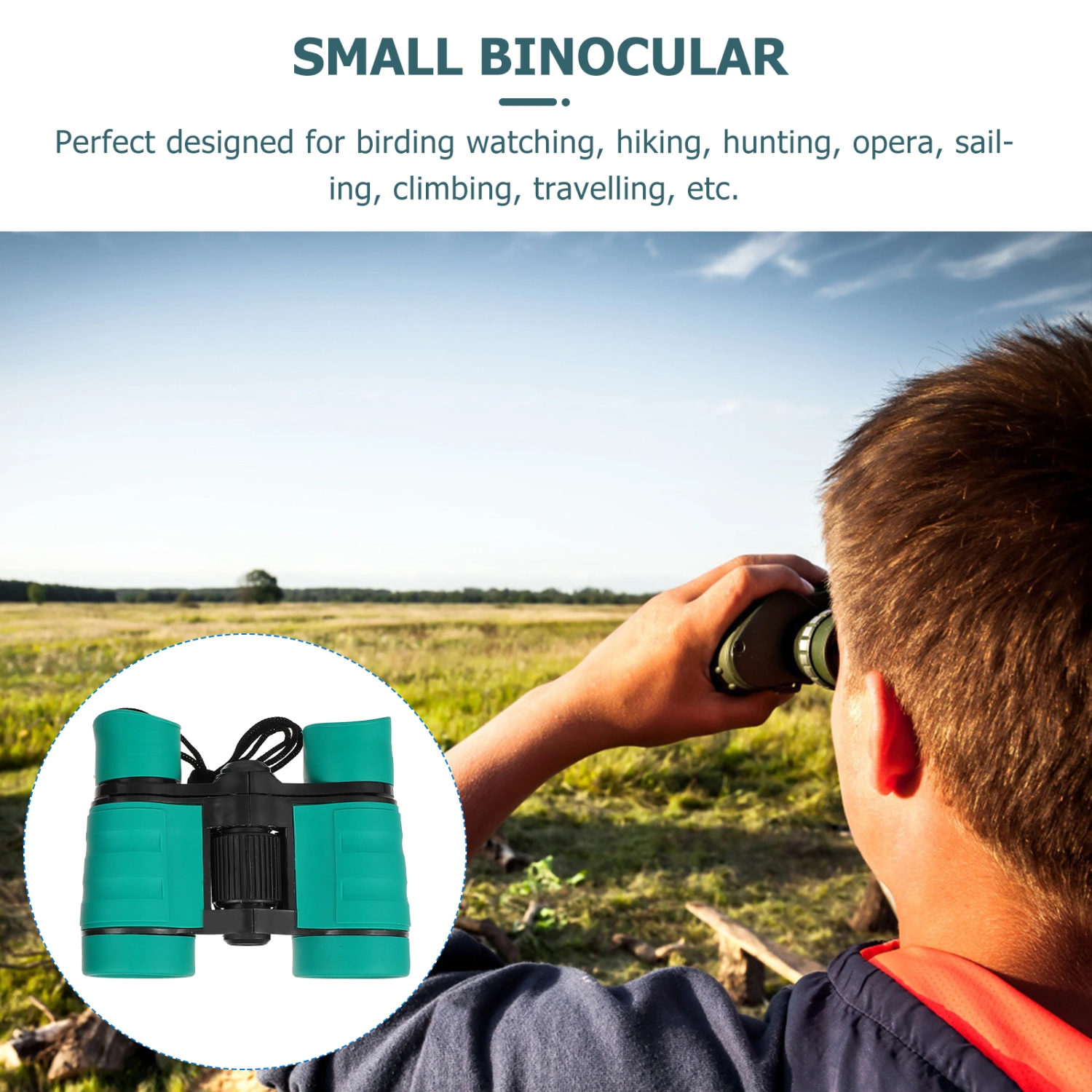 4x30 Professional Pocket Binocular High Definition Binocular for Kids Children