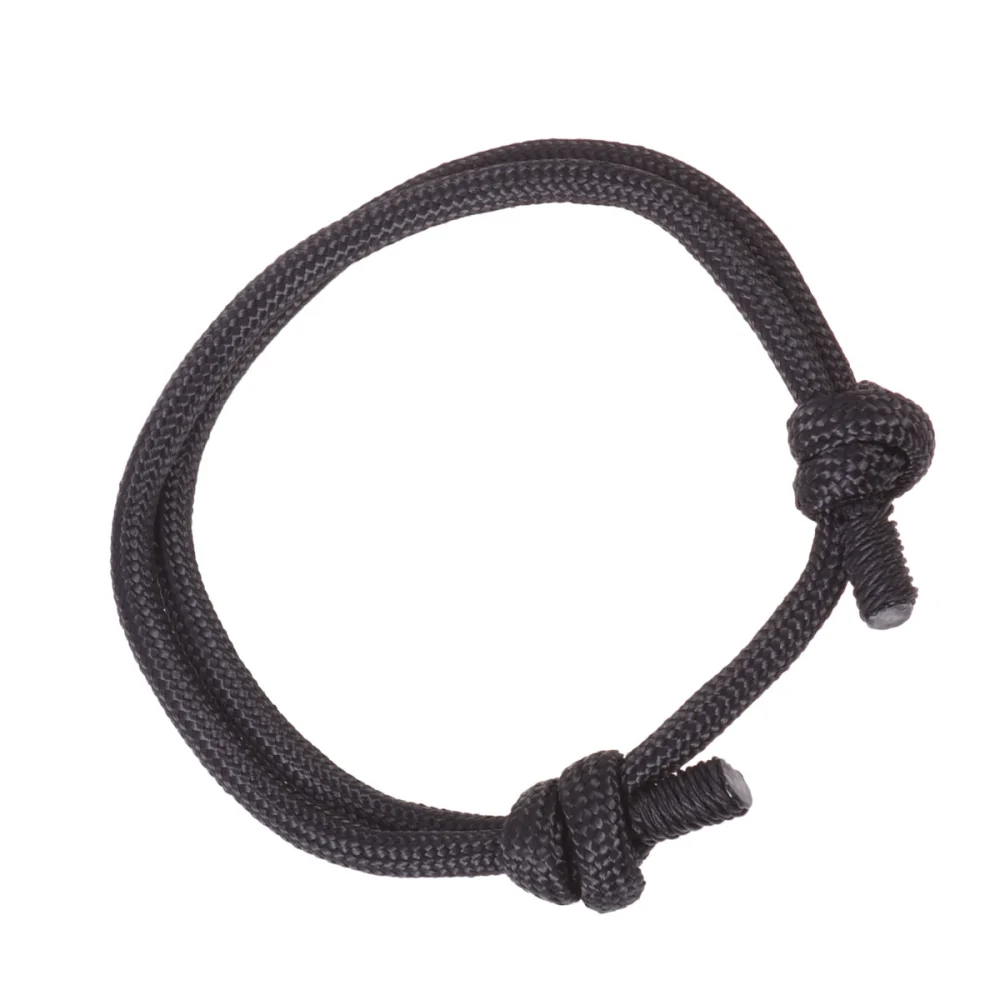 1pc Adjustable Braided Bracelet Simple Weaving Hand Chain Fashion Jewelry Decor for Women Girls Black