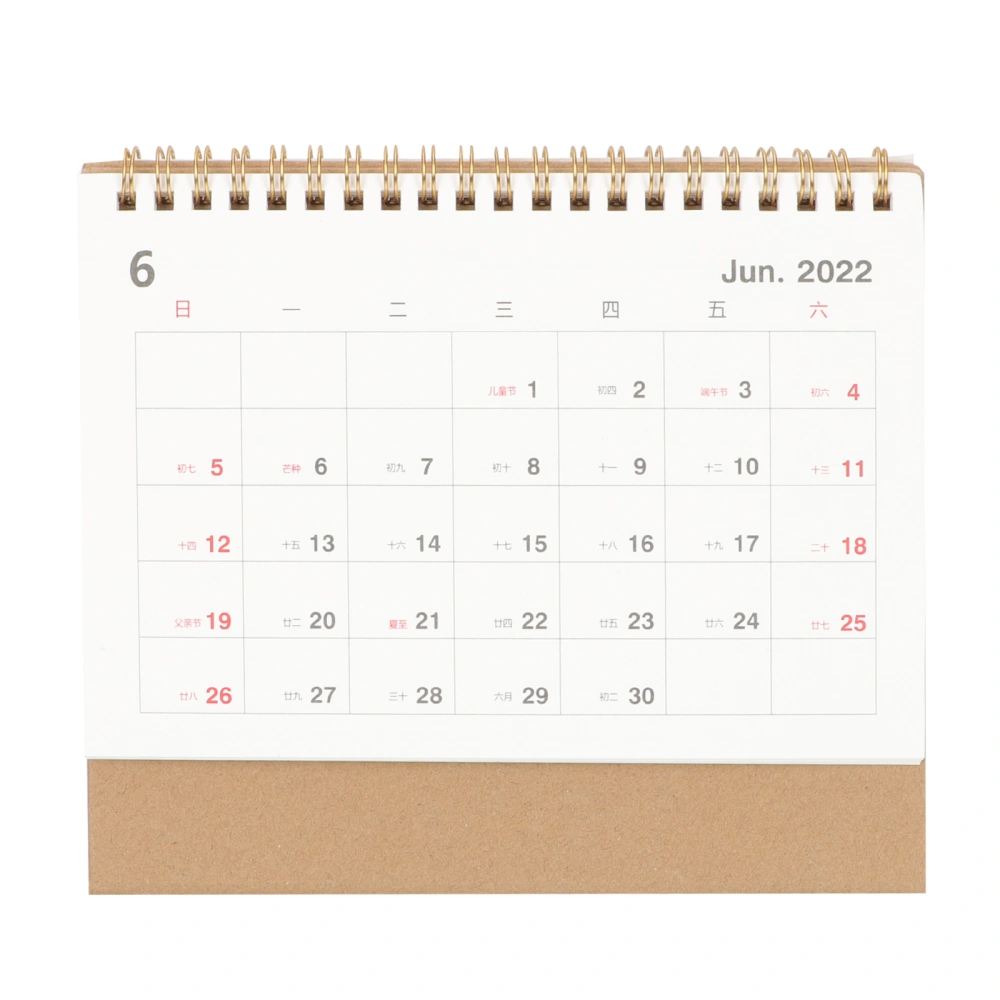 Desktop Planner Calendar Decorative Paper Calendar for Home 2023 Calendar