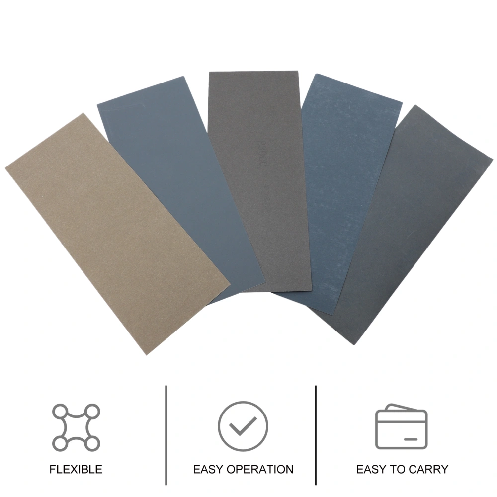 25pcs Wet Dry Sandpaper Metal Sanding Sheets Assorted Grit Sanding Paper