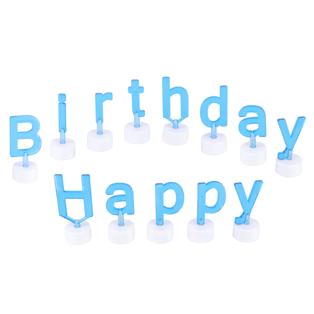 1 Set LED Candle Lamp Creative Birthday Letter Candle Light Birthday Decoraiton